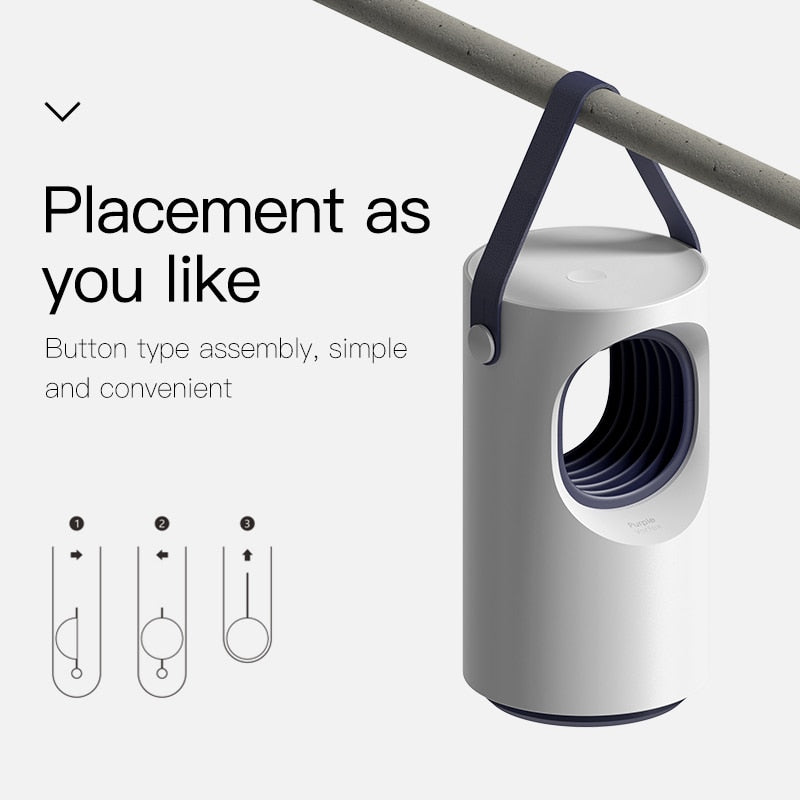 USB Light Mosquito Control Lamp Trap LED Electric Trap Lamp Outdoor UV Light Killing Lamp For Mosquito Housefly Insect