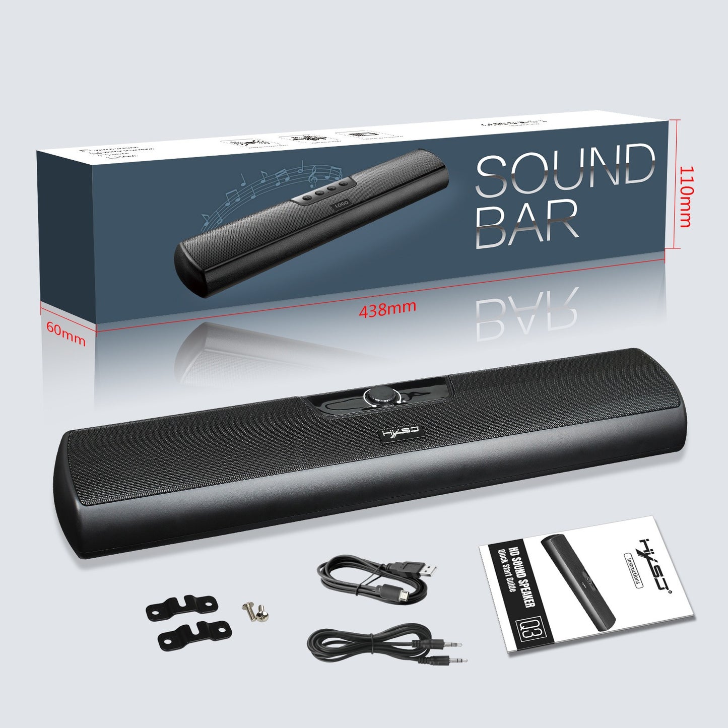 Home Bluetooth 5.0 Speaker – Desktop & Wall Mounted