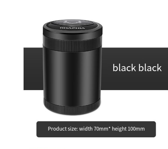 Portable and personalized automatic car ashtray multifunctional with cover LED lights charging car ashtray