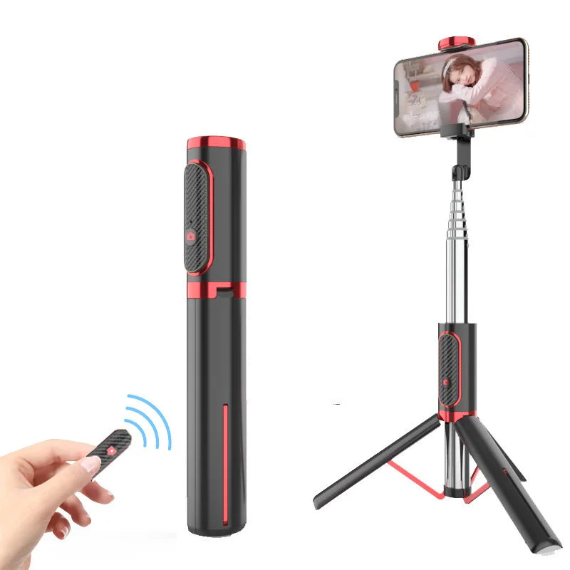 Bluetooth Selfie Stick Tripod – Rechargeable Live Streaming Stand