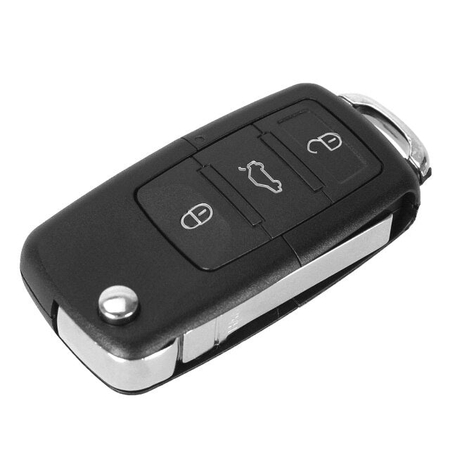 3 Button Folding Car Remote Flip Key Shell Case Fob