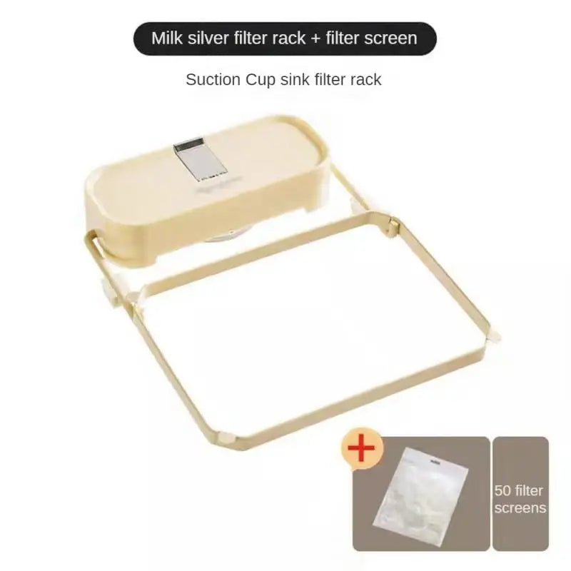 Hanging Mesh Sink Strainer Rack – Foldable Kitchen Drain Basket