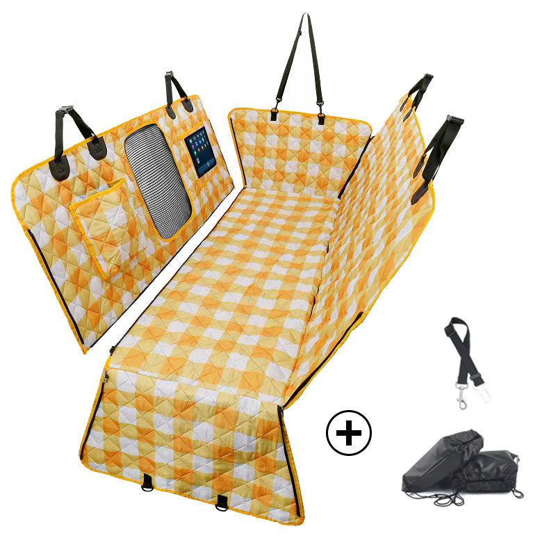 Divisible Waterproof Car Seat Pad Rear Seats Suitable Pets Humans