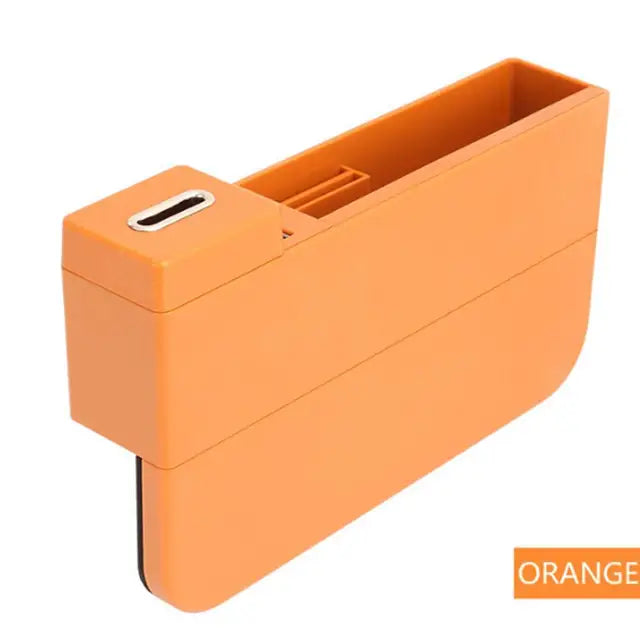 Multi Functional Car Seat Gap Storage Box 2 USB Wireless