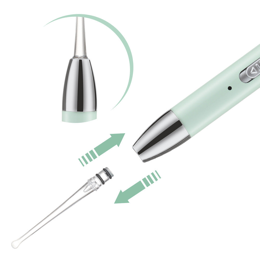 Illuminated Ear Scoop Ear Cleaner Pick Earmuff Ear Pick Visual Ear Scoop Children's Luminous Earwax Tweezers Set