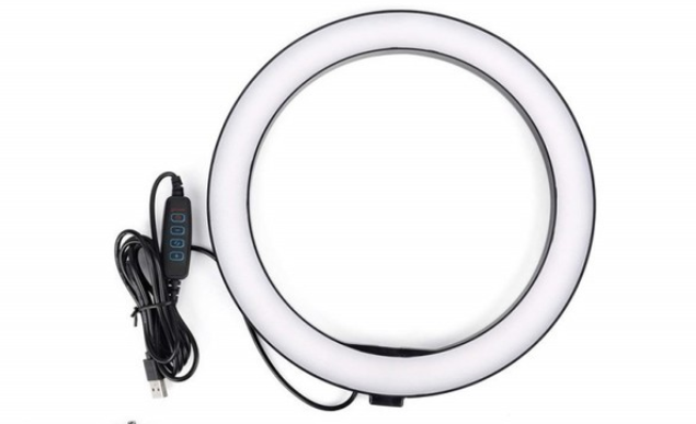 The Portable Studio Light | 26cm LED Ring Light for Video Calls, Content & Photography