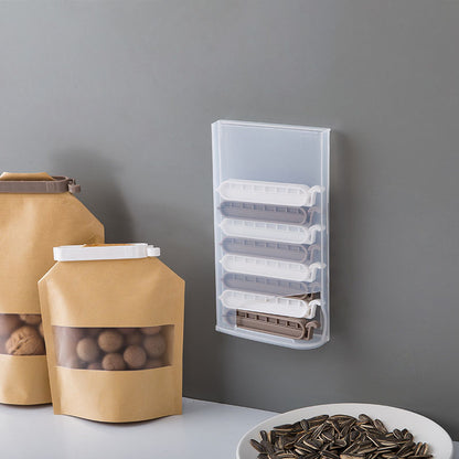 Wall-Mounted Food Sealing Clip Ten Packs Of Sealing Clips Household Food Clip Snack Bag Food Preservation Clip