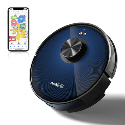 Geek Smart L7 Robot Vacuum Cleaner And Mop, LDS Navigation, Wi-Fi Connected APP, Selective Room Cleaning,MAX 2700 PA Suction