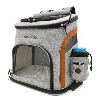 Breathable pet backpack