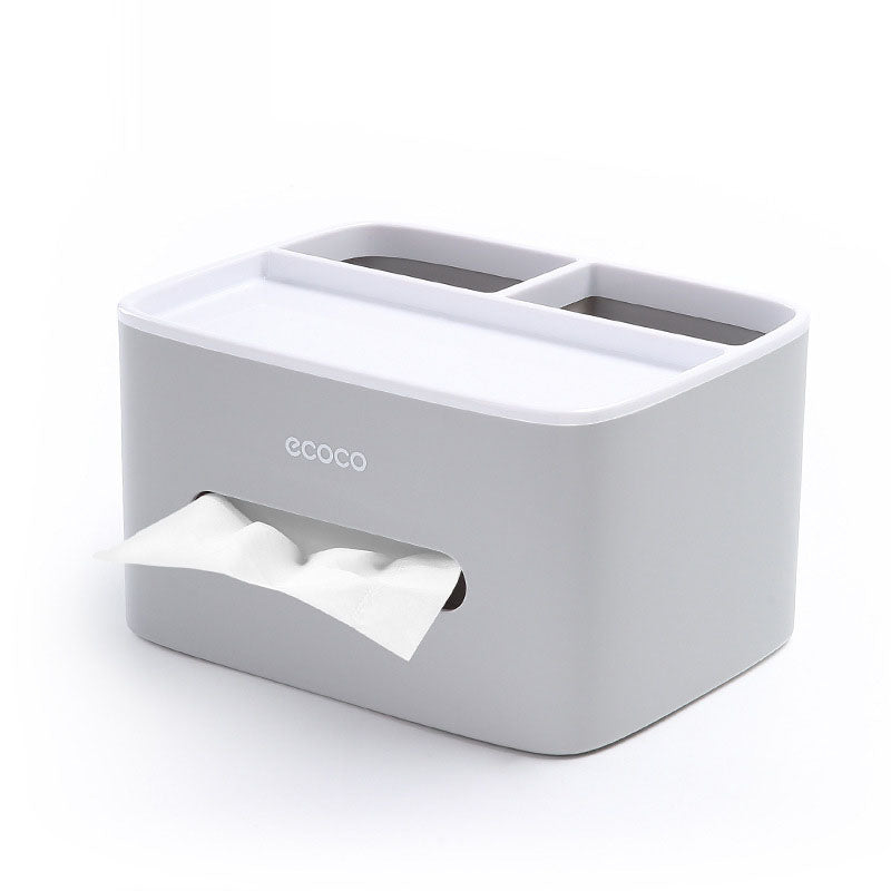 Desktop Tissue Box Multifunctional Home Storage Box Paper Drawer Box