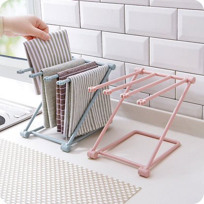 Foldable Dishcloth Shelf Kitchen Accessories Gadget Organizer