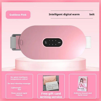 Uterus Warming Belt Warm Temperature Adjustable Treasure Heating Waist Protection Hot Compression Vibration Belt
