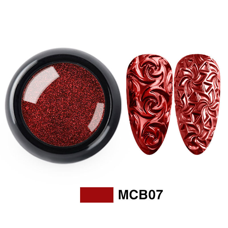 3D Embossed Nail Art Silicone Printing