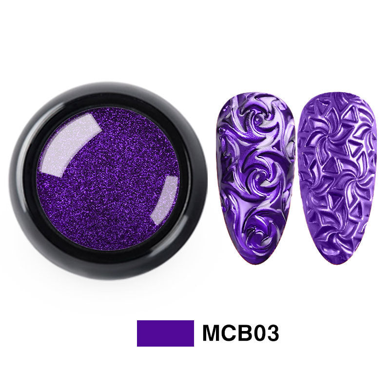 3D Embossed Nail Art Silicone Printing