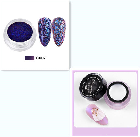 3D Embossed Nail Art Silicone Printing