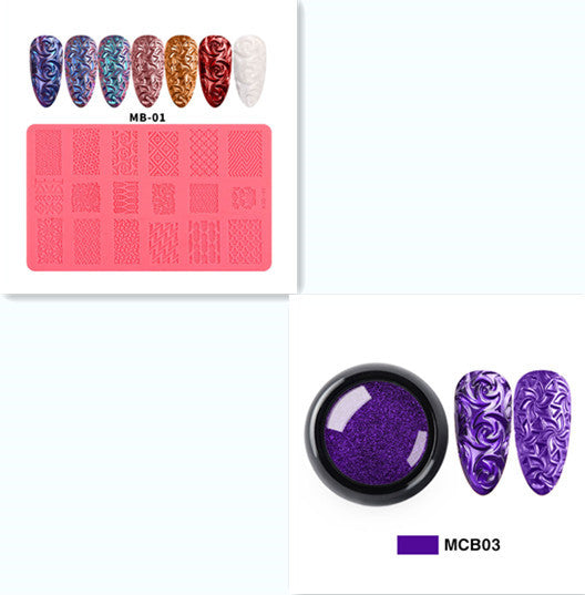 3D Embossed Nail Art Silicone Printing