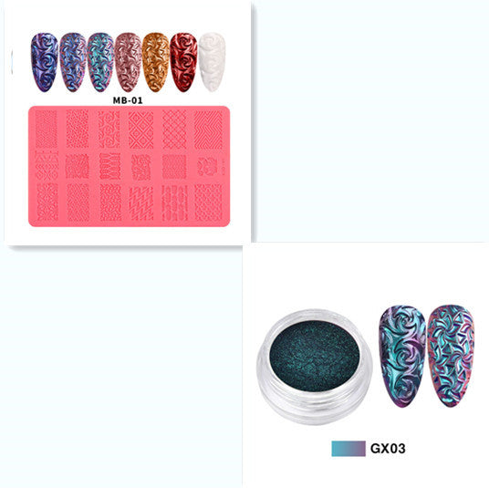 3D Embossed Nail Art Silicone Printing