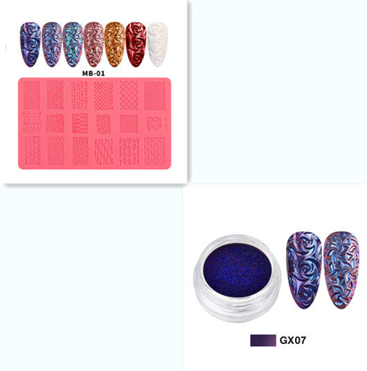 3D Embossed Nail Art Silicone Printing