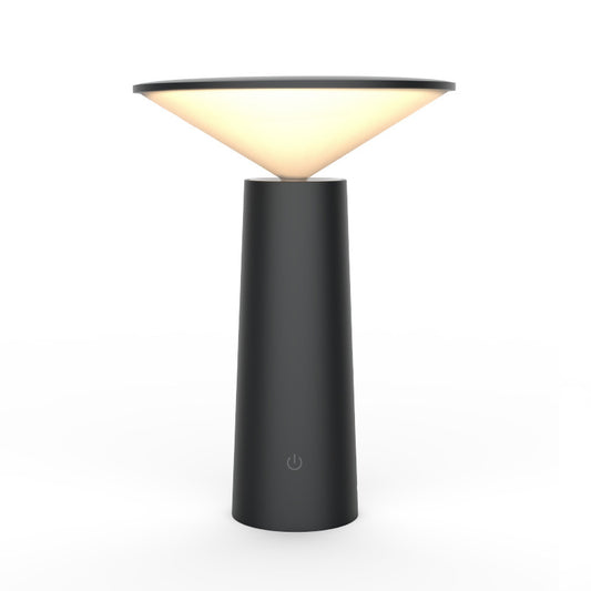 Rotating Lamp Head Three-color Light Charging Touch