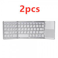 Folding Bluetooth Keyboard – Rechargeable, 64-Key, ABS Material