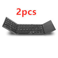 Folding Bluetooth Keyboard – Rechargeable, 64-Key, ABS Material