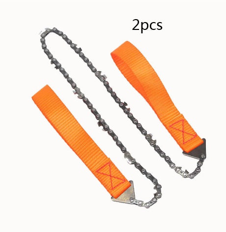 24 inch portable hand chain saw outdoor survival hand wire saw