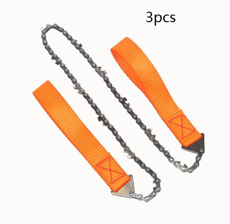 24 inch portable hand chain saw outdoor survival hand wire saw