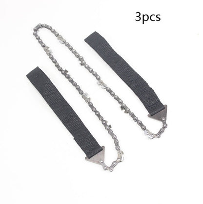 24 inch portable hand chain saw outdoor survival hand wire saw