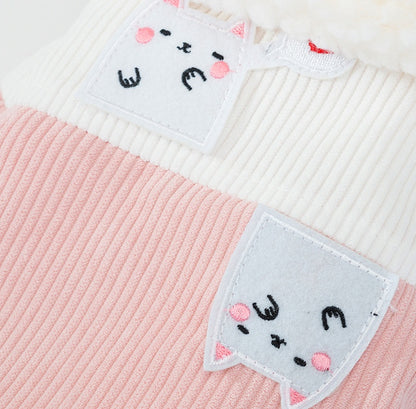 Cartoon Pattern Cotton Pet Sweater