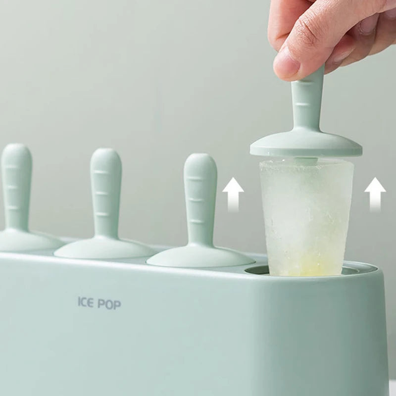 Reusable Popsicle Mold Set – 4-Piece Ice Pop Maker