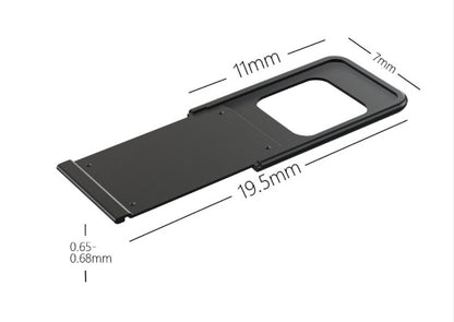 Plastic camera screen, laptop tablet computer mobile phone anti hacker peeping protection cover