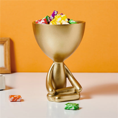 Creative Meditation Figurine Succulent Flower Pot Ornaments