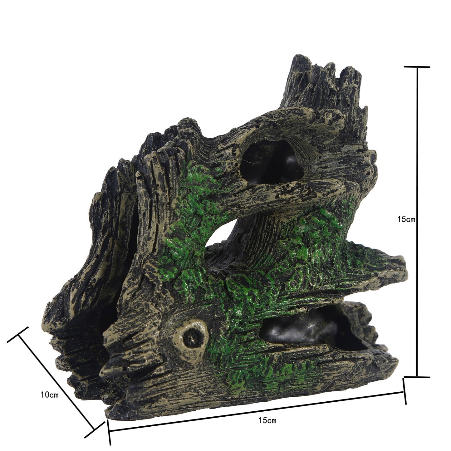 Water grass landscaping resin skull reptile toy shelter aquarium fish tank ornaments