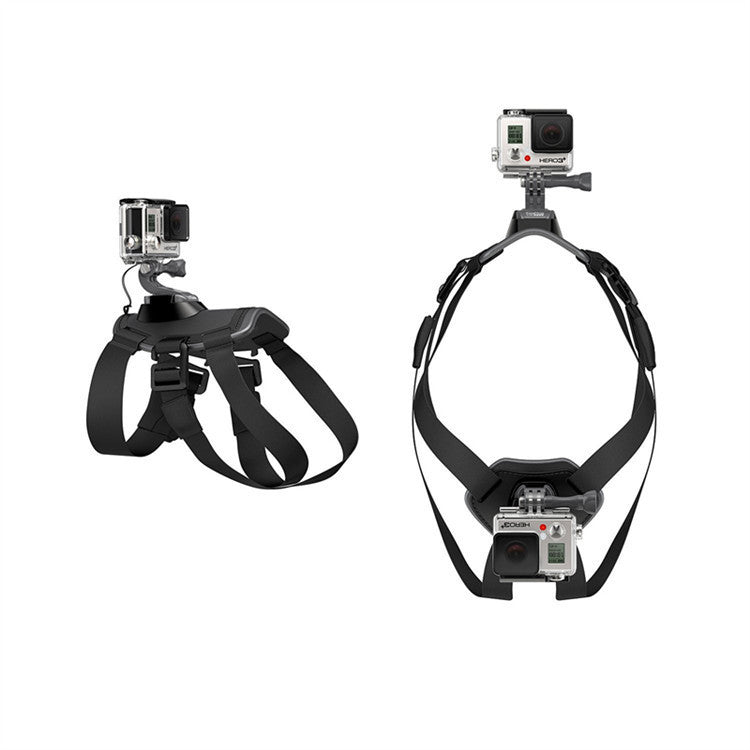 GoPro Dog Chest Harness – Adjustable, Waterproof Camera Mount for Sports Cameras