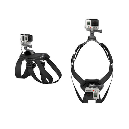 GoPro Dog Chest Harness – Adjustable, Waterproof Camera Mount for Sports Cameras