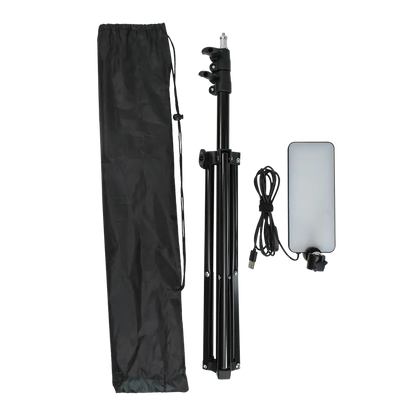 Camping Light LED Selfie Light Lamp Portable Photography Light with Tripod Stand for Outdoor Picnic Barbecue Adjustable Telescop