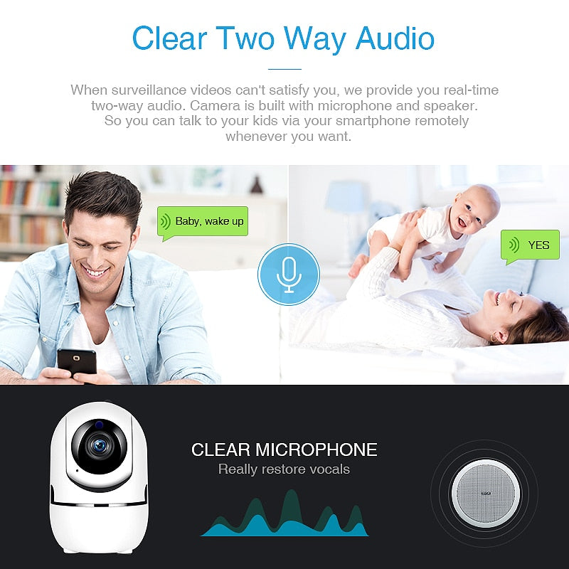 1080p Cloud Camera Home Security Surveillance Camera Auto Tracking…