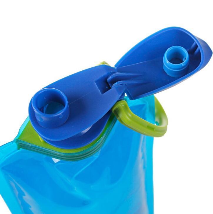 Outdoor folding drinking bottle