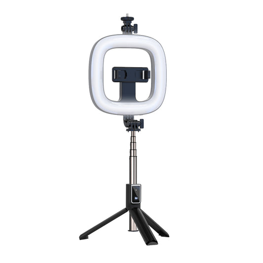 New P40D Square Fill Light Selfie Stick Portable 6 Inches Fill Light Anchor Beauty Light Live Support
