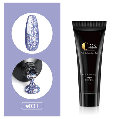 Painless Crystal Extension Glue UV Solid Paper-Free Fast Extension Crystal Glue Flash Nail Phototherapy Crystal Glue