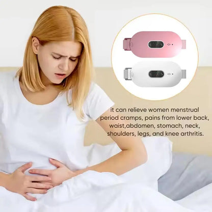 Uterus Warming Belt Warm Temperature Adjustable Treasure Heating Waist Protection Hot Compression Vibration Belt