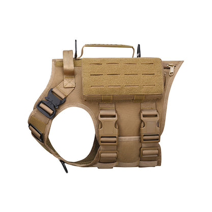 Outdoor tactical laser dog clothing suit multifunctional cobra nylon waterproof dog training suit dog combat vest