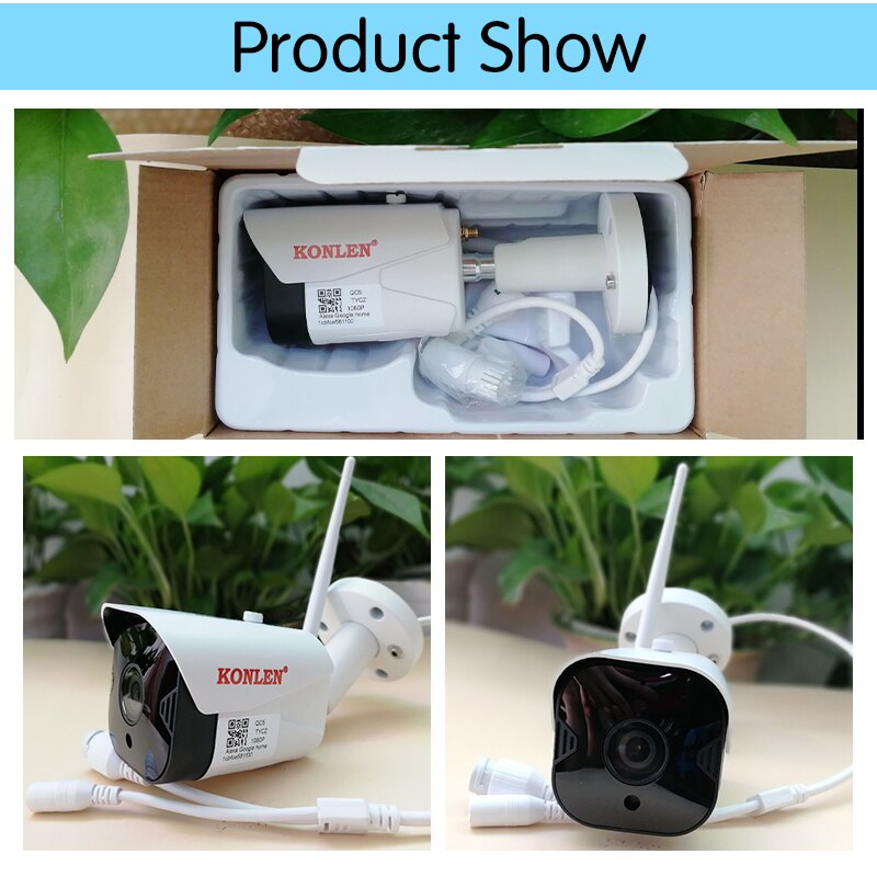 Konlen Wifi Tuya Smart Life 1080p 2mp Camera Security Outdoor