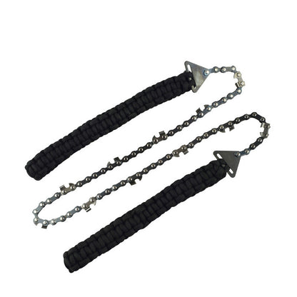 24 inch portable hand chain saw outdoor survival hand wire saw