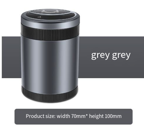 Portable and personalized automatic car ashtray multifunctional with cover LED lights charging car ashtray