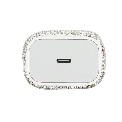 Diamond studded phone charger US standard PD20W phone charger suitable for Apple phone fast charging head