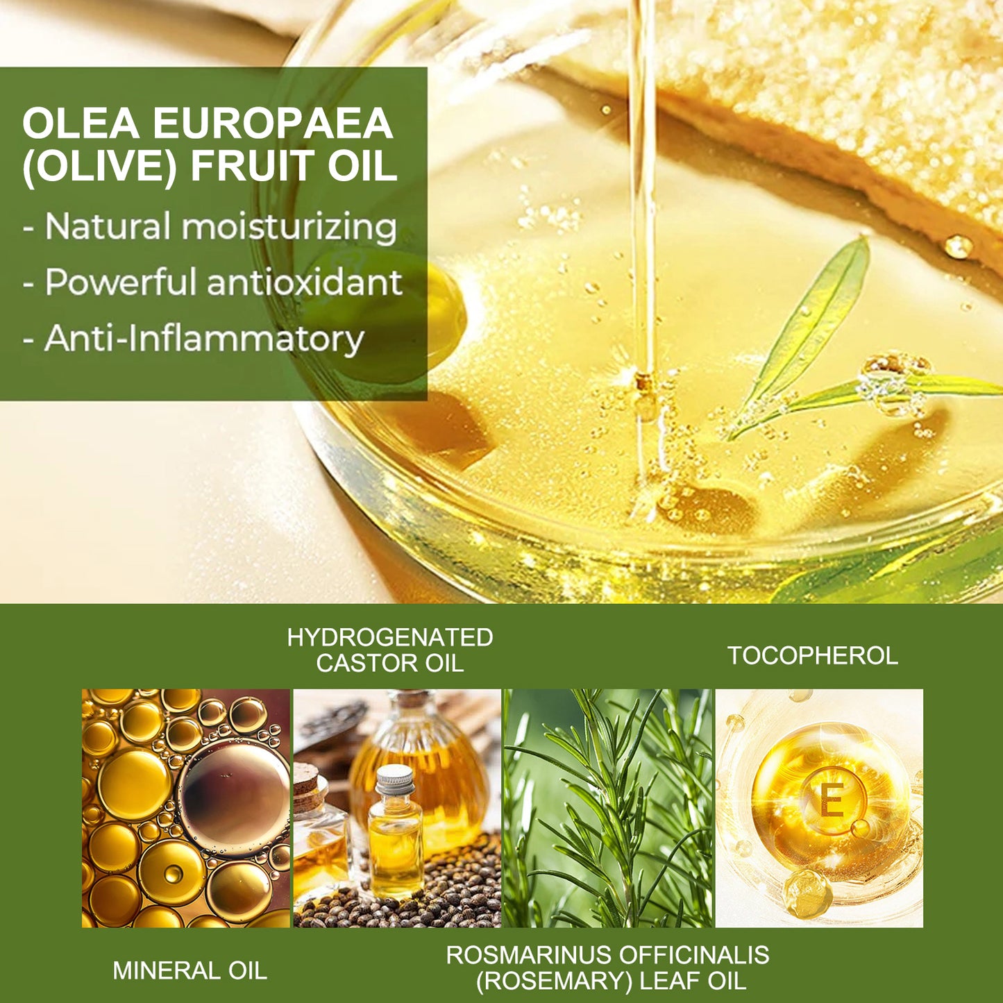 EELHOE Olive Skin Care Oil Gently Moisturizes Tender, Firming And Nourishing Skin Care Oil