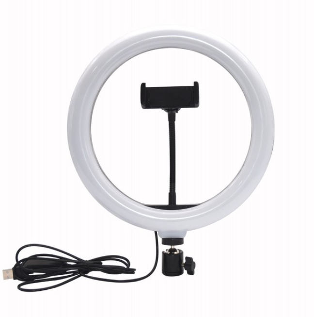 The Portable Studio Light | 26cm LED Ring Light for Video Calls, Content & Photography