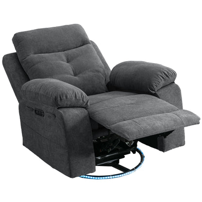 270° Electric Lounge Chair | Bluetooth Speaker & LED Recliner