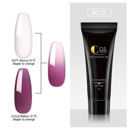 No Paper Support Phototherapy Extension Glue Temperature Change Glue Fast Crystal Extension Glue Manicure